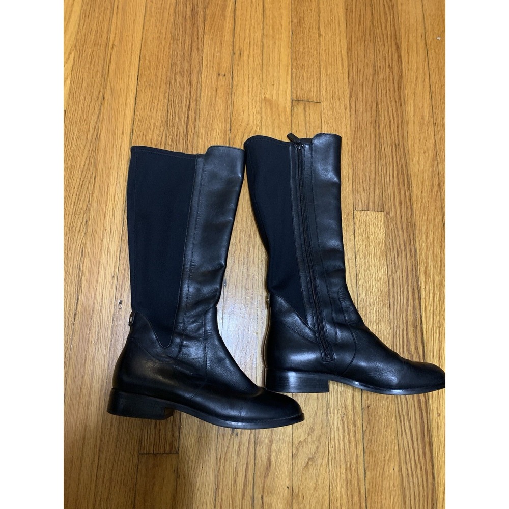 Cole Haan Narina Tall Boot Black Leather W31334 Womens Size 10B